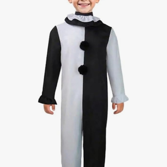Killer Clown Costume Kids Medium - Picture 2 of 16